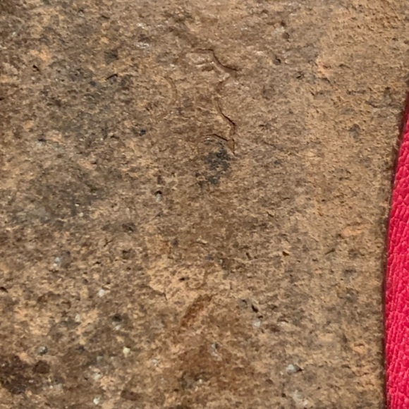 LANVIN red vintage leather ballet flats. Size 8.5 - Picture 7 of 8